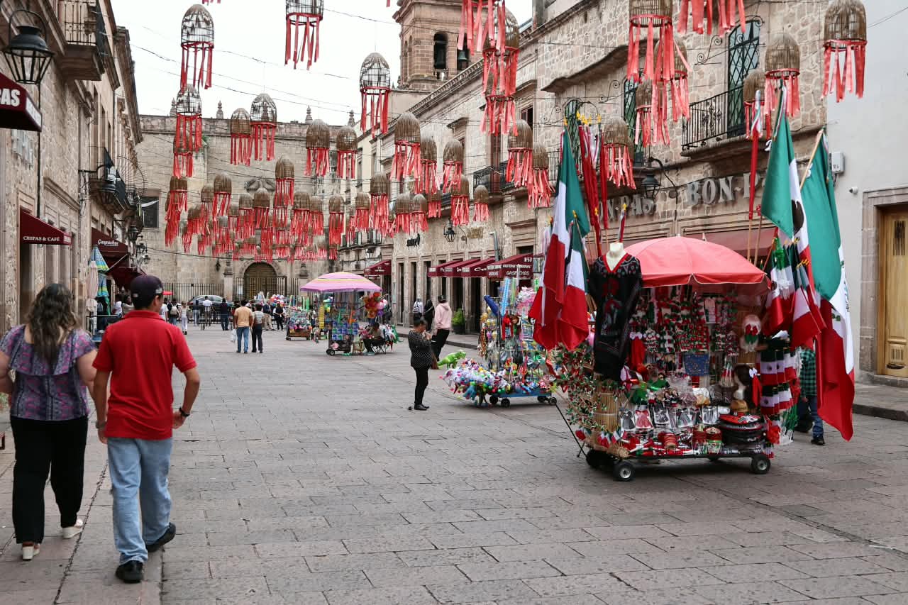 Gobierno de Morelia realiza dispositivo de orden en el centro histórico