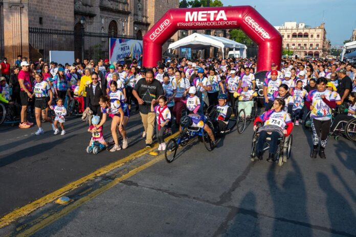 “La Meta es la Inclusión” convoca a más de 700 personas en Morelia “La Meta es la Inclusión” convoca a más de 700 personas en Morelia