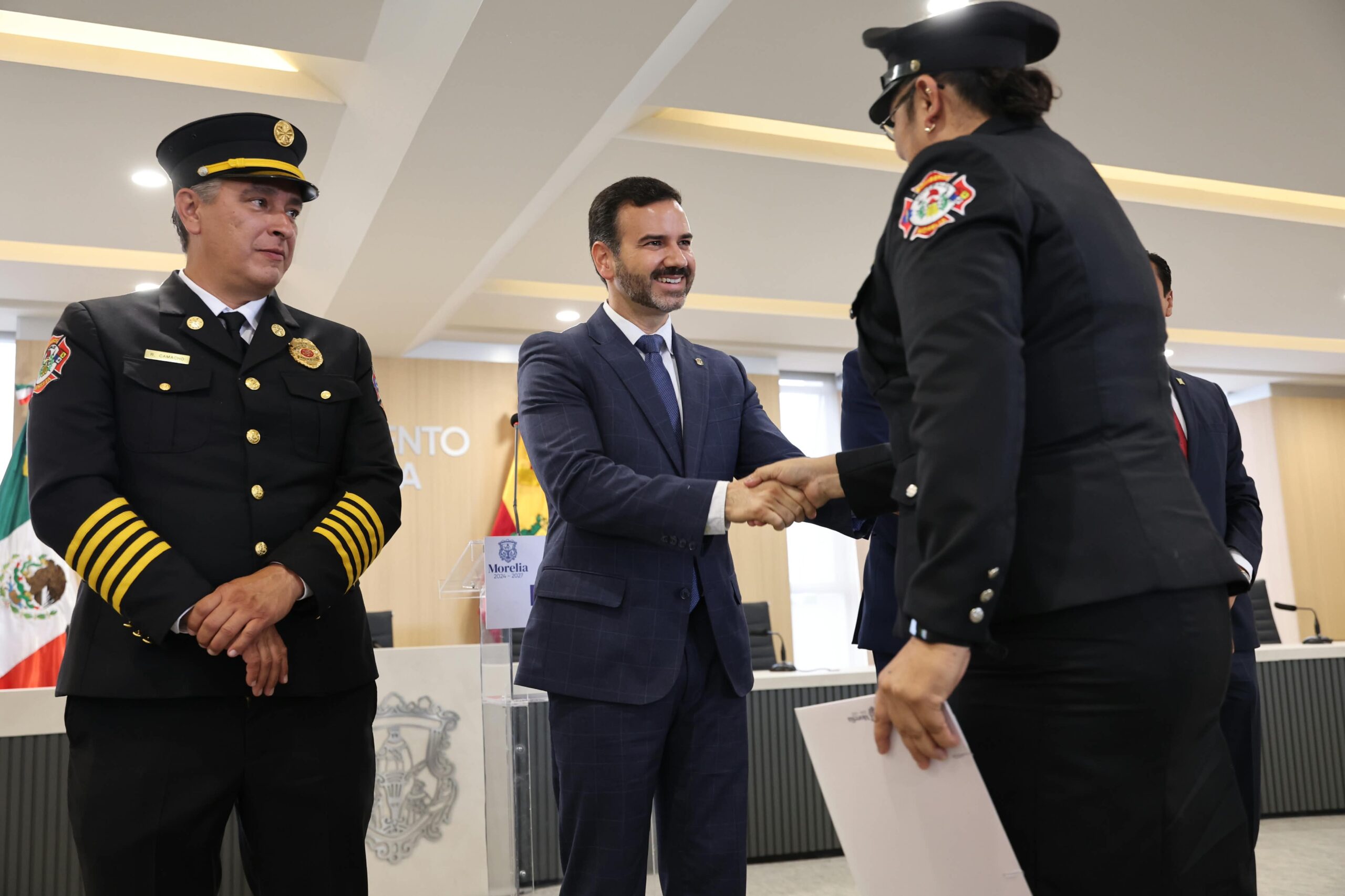 Gobierno de Morelia conmemora Día Nacional del Bombero