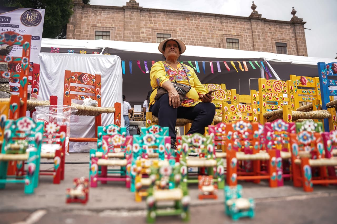 Primer Festival Agua de Té a la Plaza Juárez, en Morelia