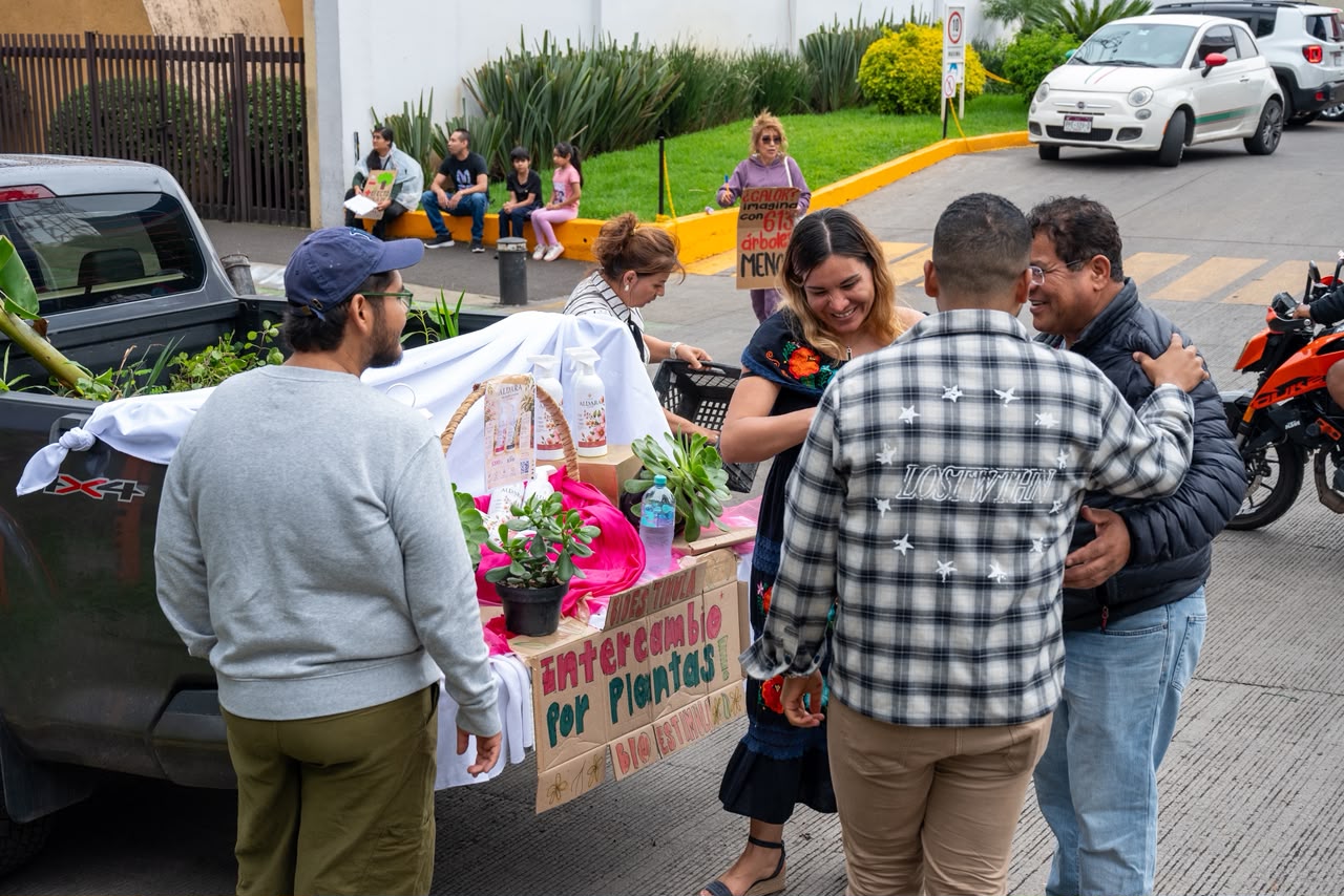 Plantas, esquejes y macetas cambian de manos en Tres Puentes