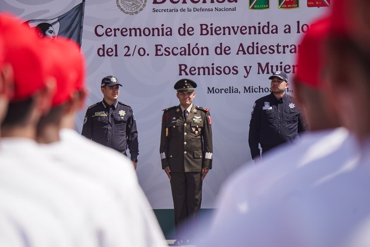 Jóvenes arrancan su Servicio Militar en Morelia