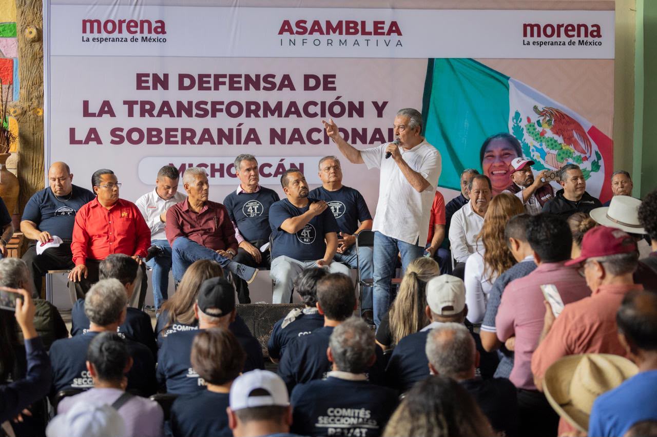 Pueblo de Michoacán mostrará firmeza en la defensa de la soberanía: Morón