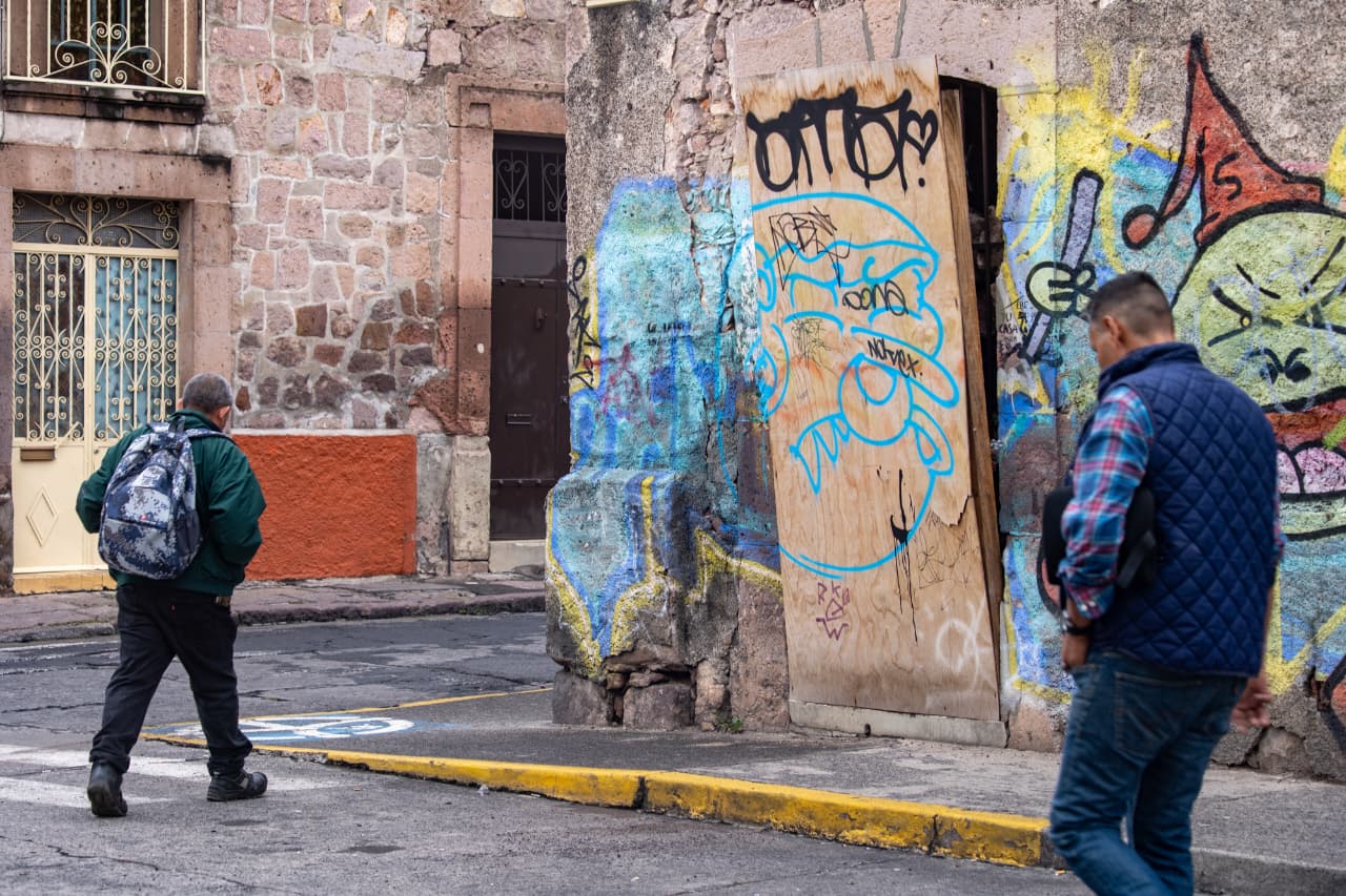 Morelia: Lluvias evidencian deterioro en viviendas antiguas