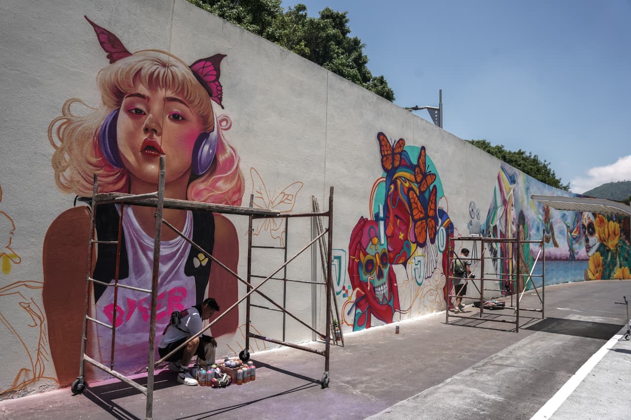 Murales y graffiti toman Las Américas por los 15 años de Futura