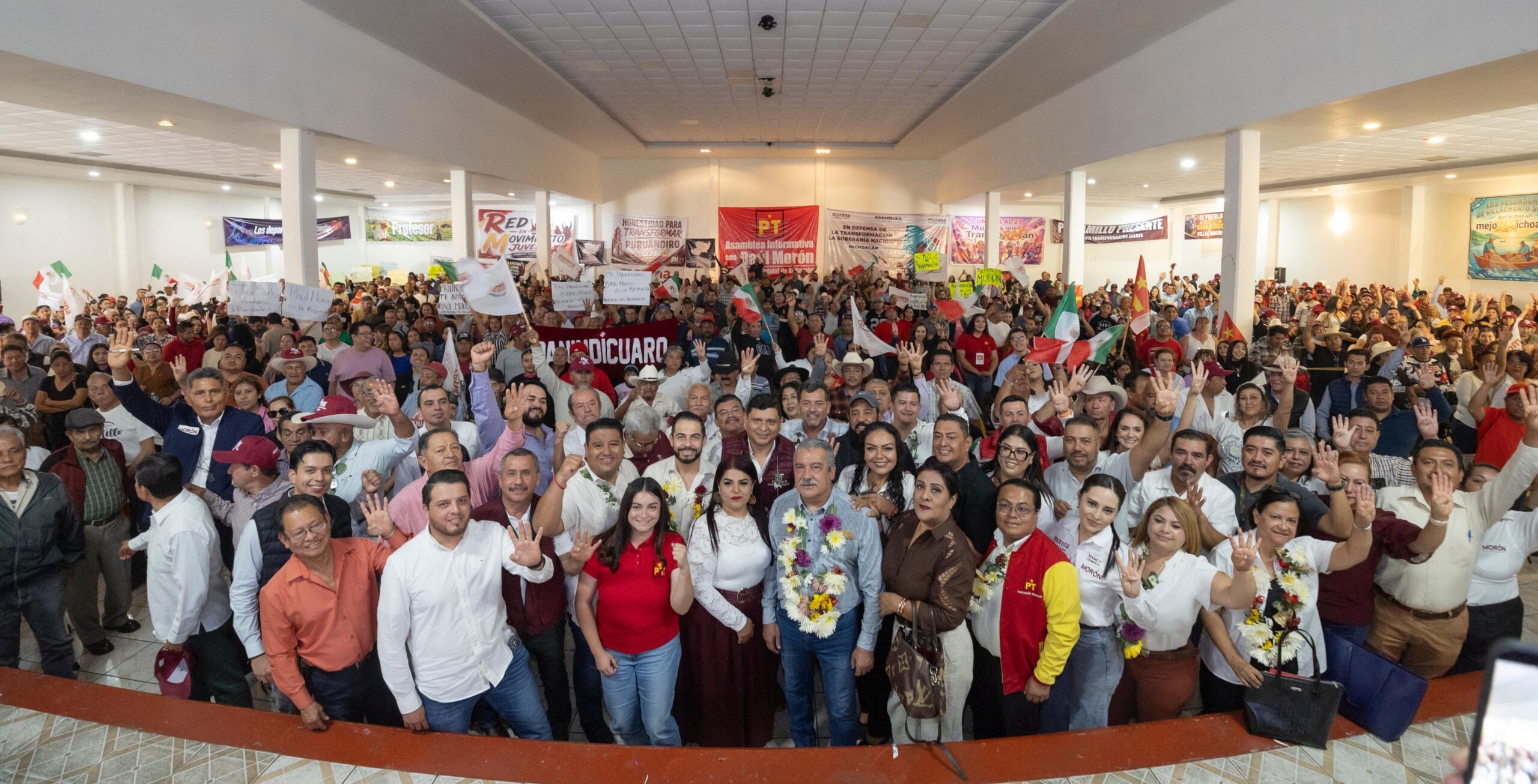 Bajío de Michoacán apoya a Raúl Morón y la Cuarta Transformación
