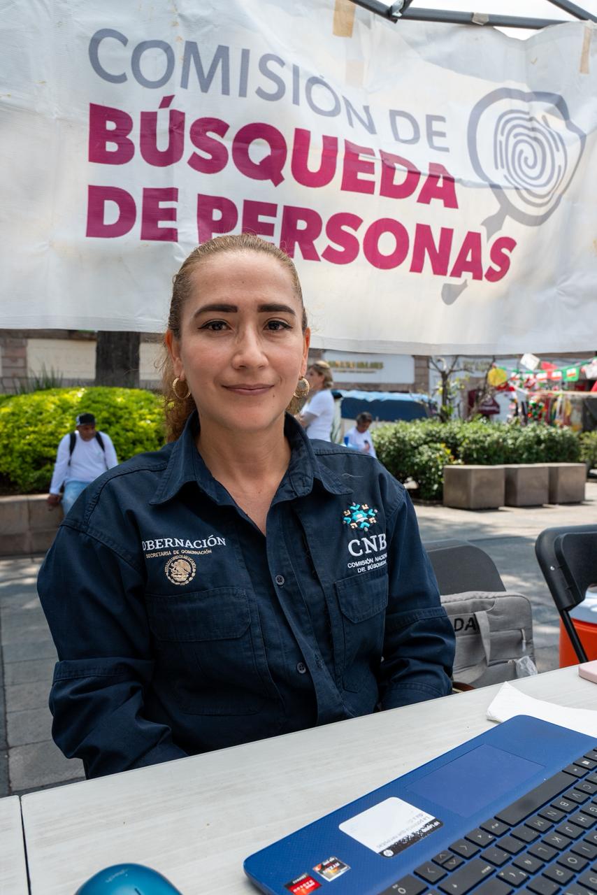 Instalan módulos para casos de desaparición en plaza Ocampo de Morelia