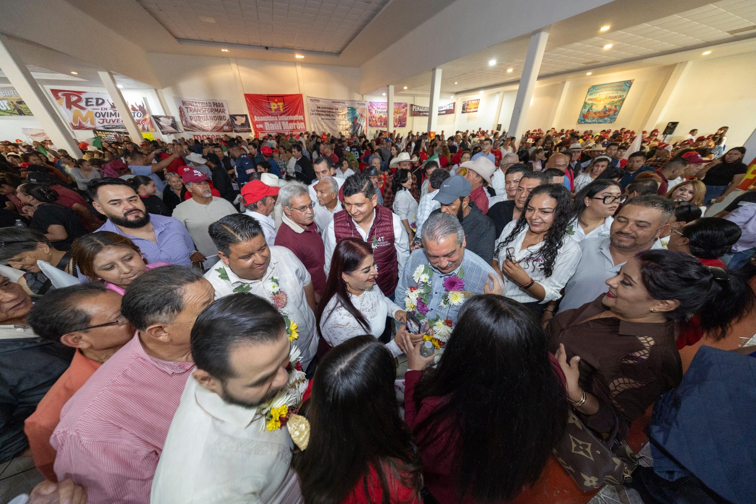 Bajío de Michoacán apoya a Raúl Morón y la Cuarta Transformación