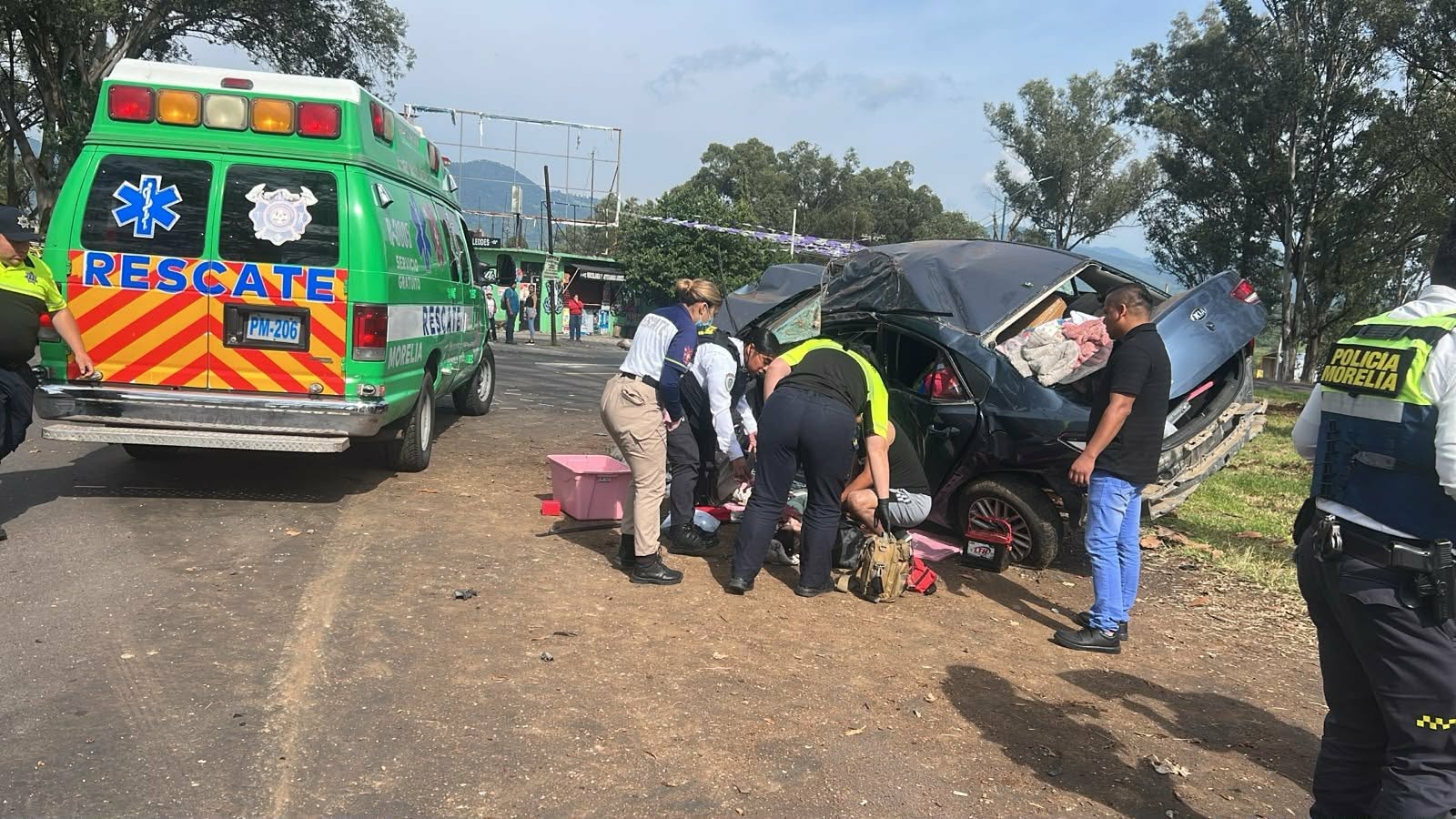 Dos muertos y cuatro lesionados, saldo de accidentes en Morelia y Zitácuaro