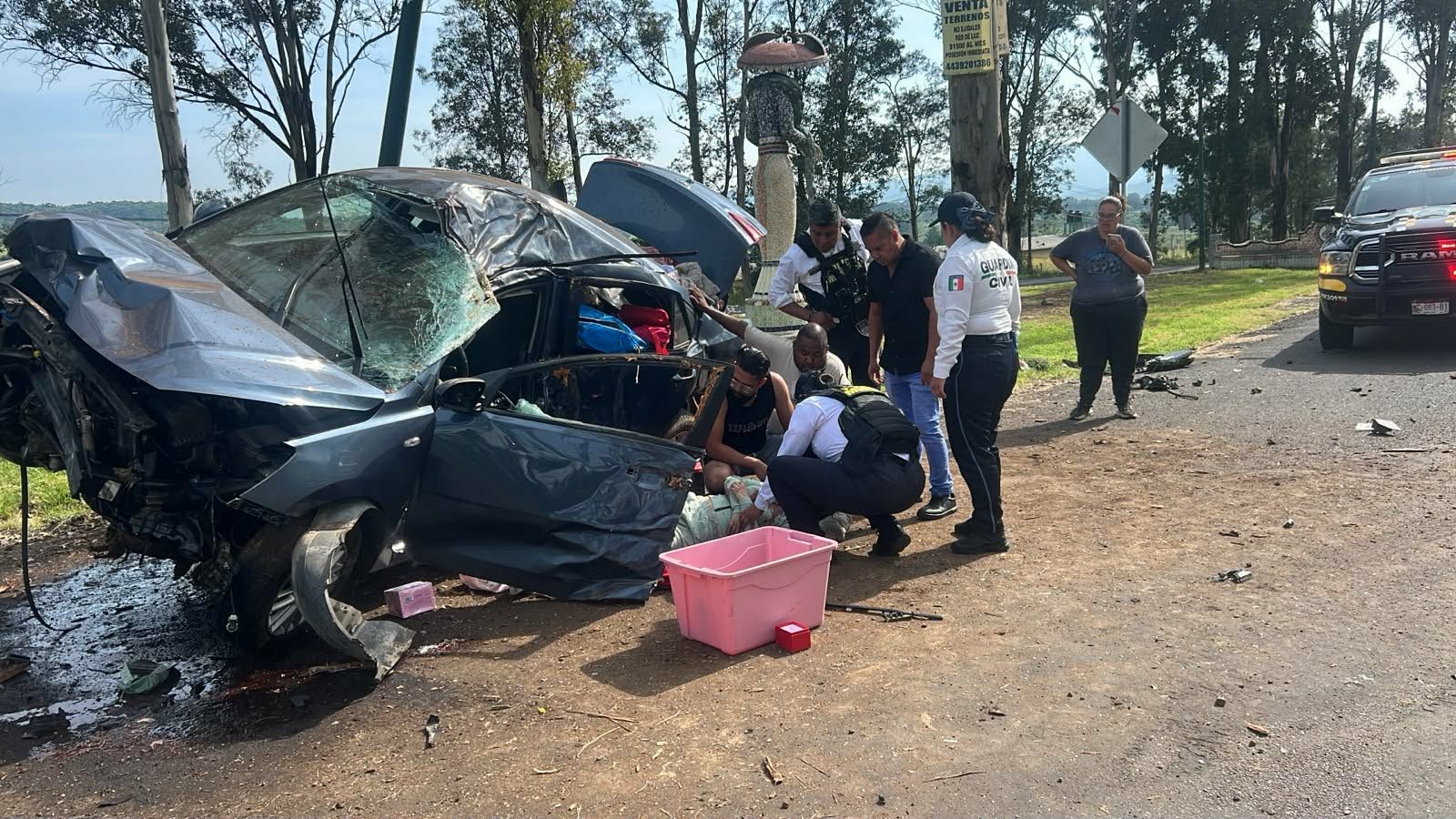 Dos muertos y cuatro lesionados, saldo de accidentes en Morelia y Zitácuaro