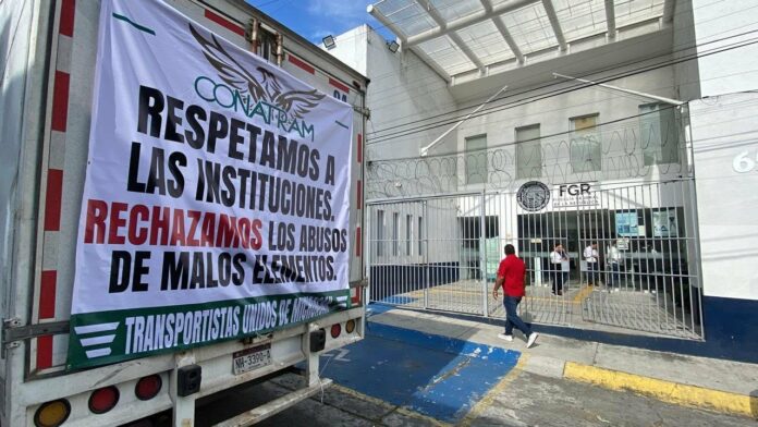 FGR y transportistas alcanzan acuerdos tras protesta en Morelia FGR y transportistas alcanzan acuerdos tras protesta en Morelia