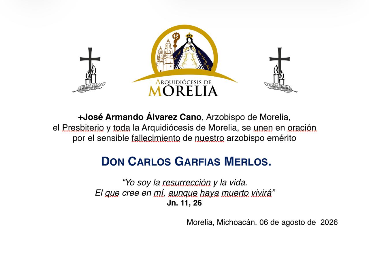 Arquidiócesis de Morelia confirma muerte de Carlos Garfias
