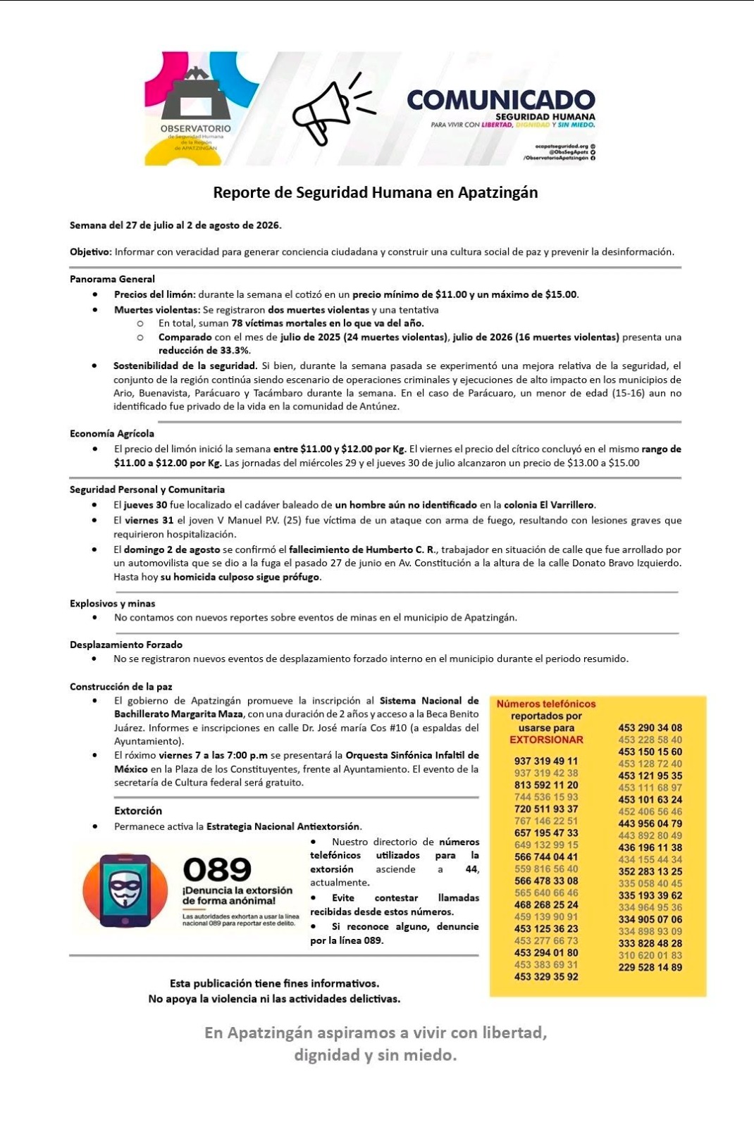 Precio del limón osciló entre 11 y 15 pesos por kilo en Apatzingán