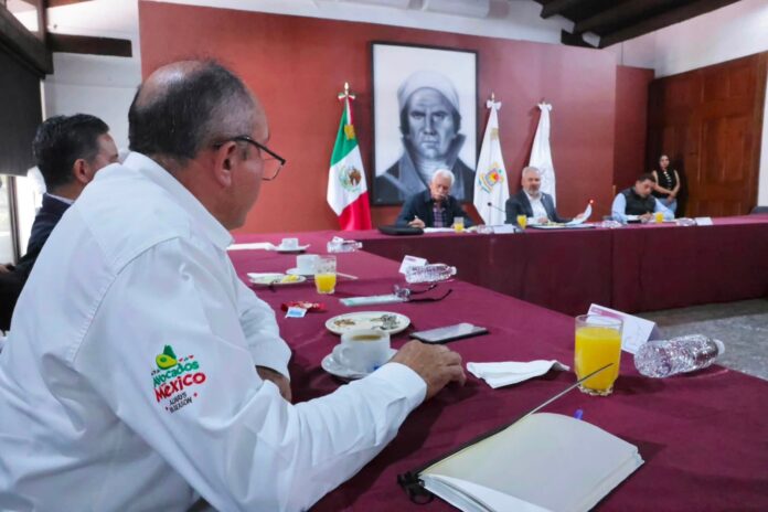 De nuevo, Bedolla promete combatir extorsión a aguacateros