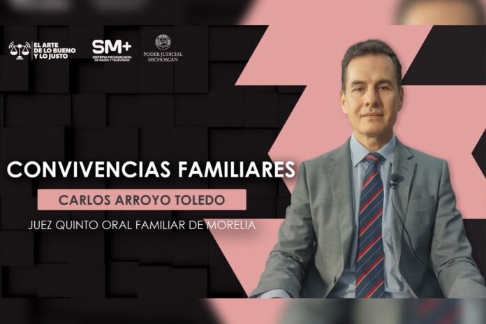 Convivencias familiares protegen a los menores: juez Arroyo