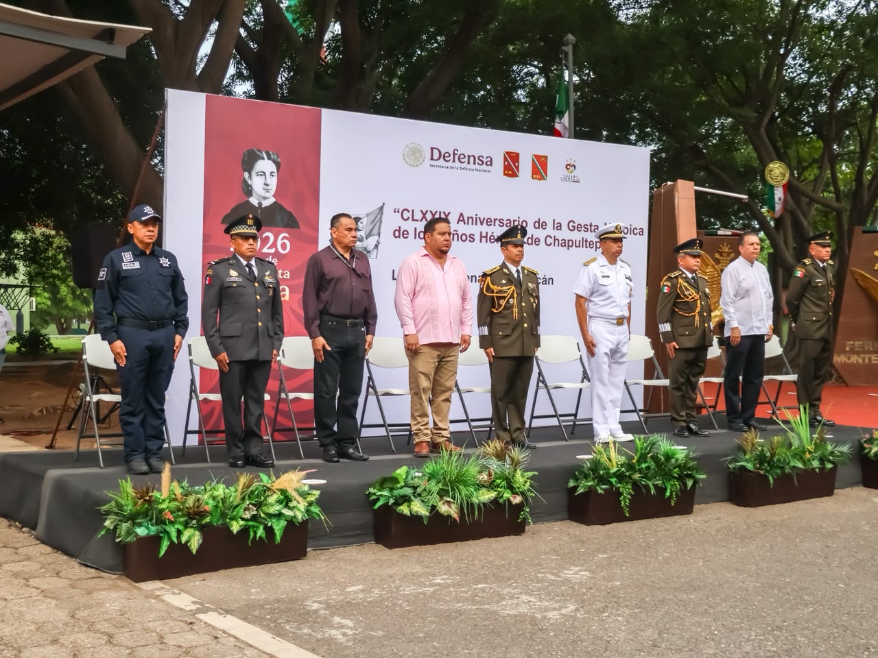 Autoridades conmemoran 179º Aniversario de la Gesta Heroica de los Niños Héroes