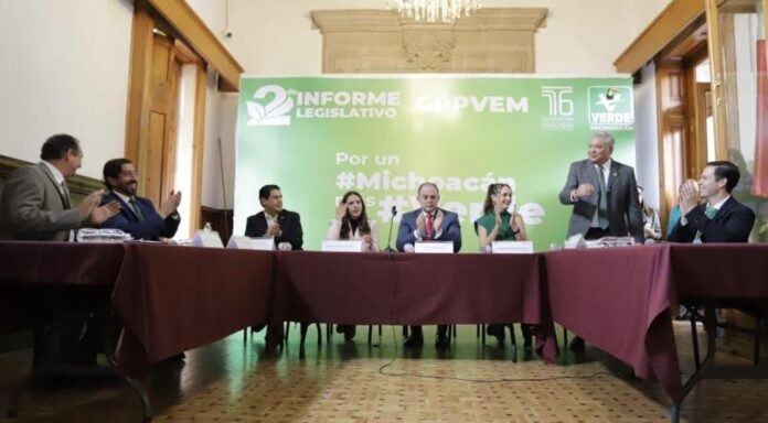 Grupo Parlamentario del PVEM presentó Segundo Informe de Actividades Legislativas