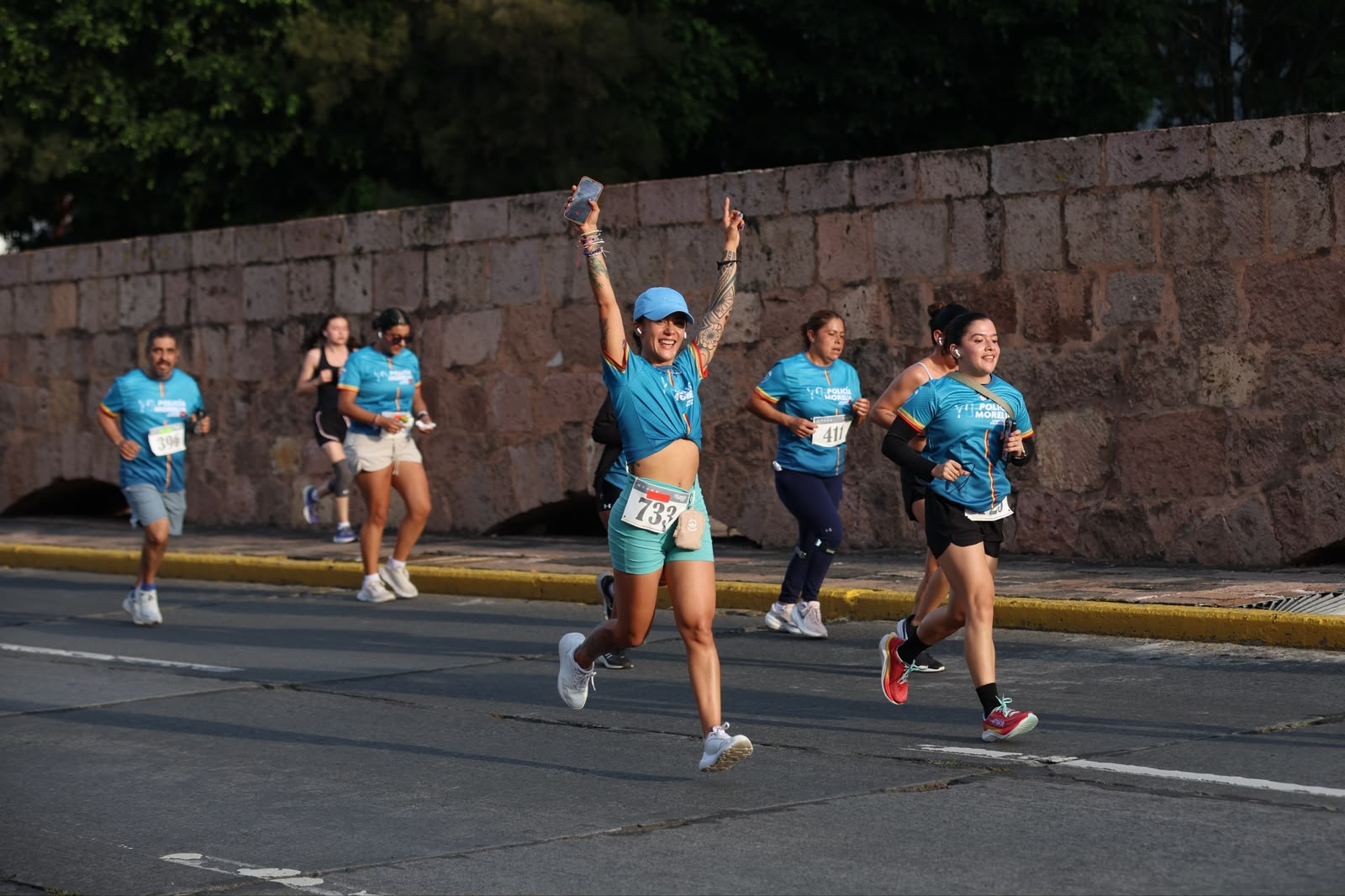 Policía Morelia reúne a más de 1,200 atletas en carrera solidaria