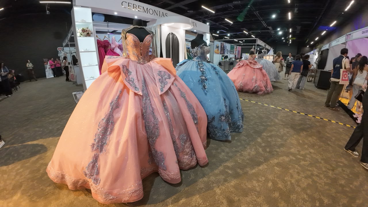 Entre vestidos y pasarelas, Ceconexpo reúne opciones para bodas y XV años