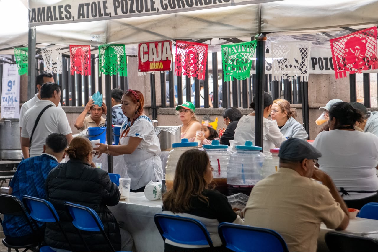 Tamales, buñuelos y antojitos despiden la novena edición del festival en Morelia