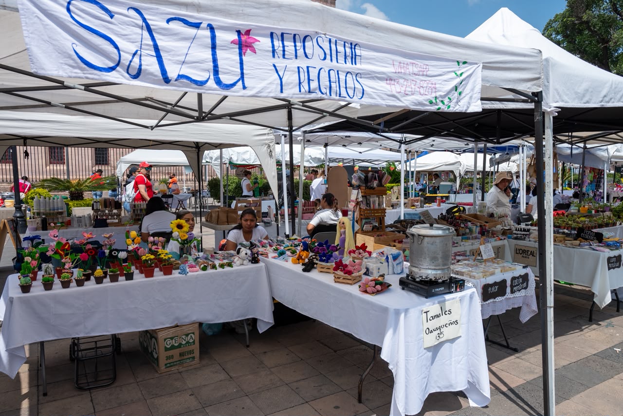 Sabores, artesanías y emprendimientos llenan el corazón de Morelia