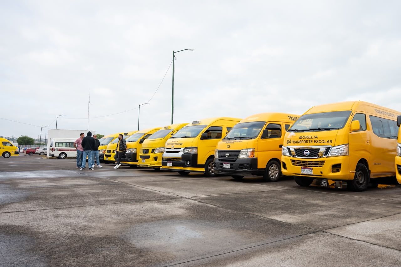 Revisan unidades de transporte escolar para reforzar condiciones de seguridad