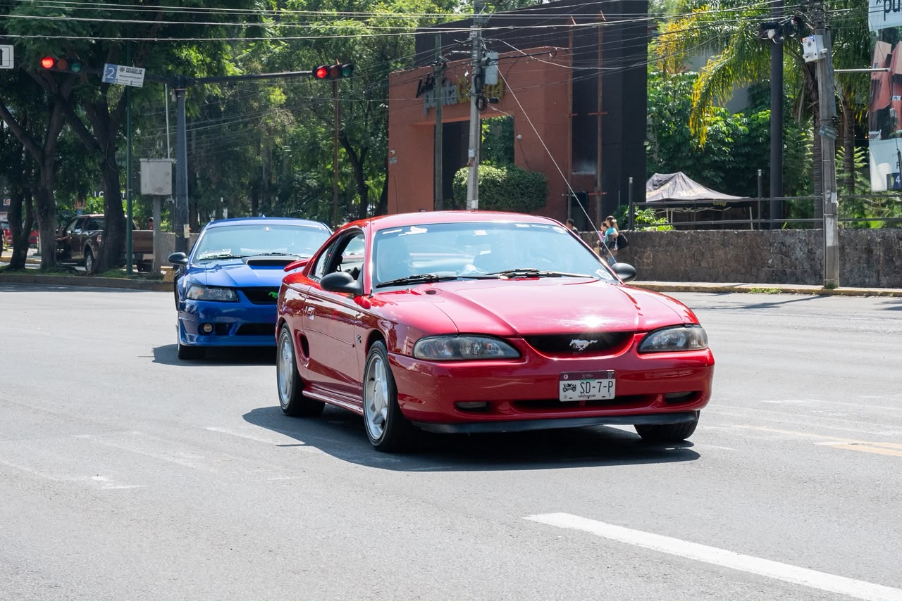 Rugido de motores: los Mustang arrancan su ruta desde Morelia