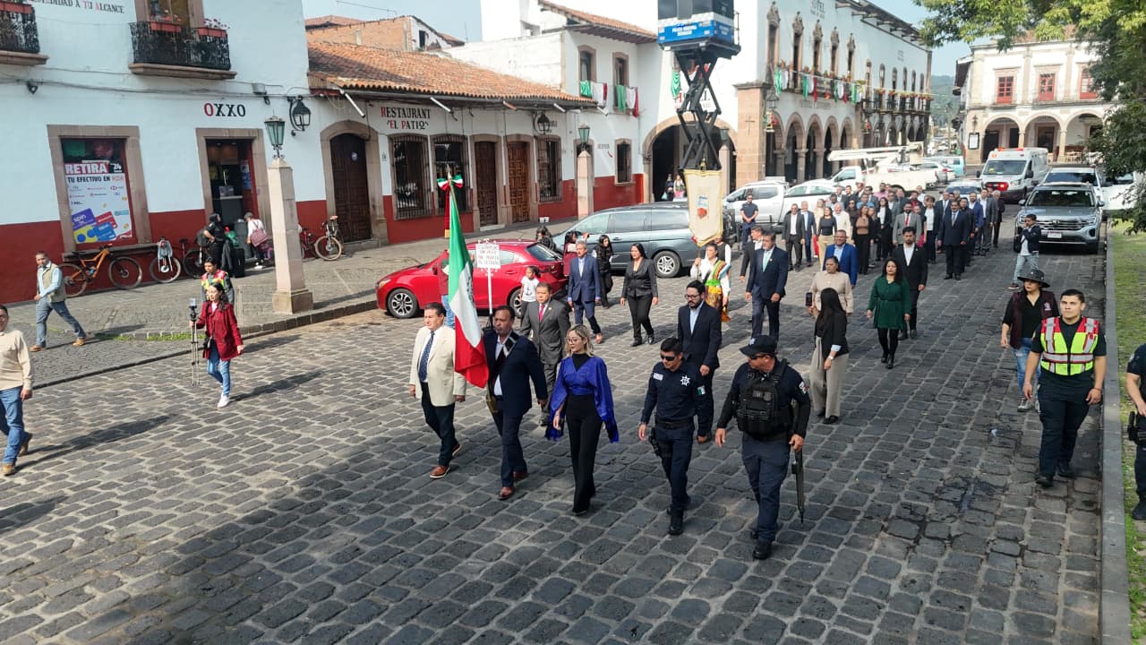 Julio Arreola da inicio a las Fiestas Patrias 2026 en Pátzcuaro