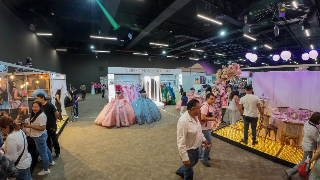 Entre vestidos y pasarelas, Ceconexpo reúne opciones para bodas y XV años