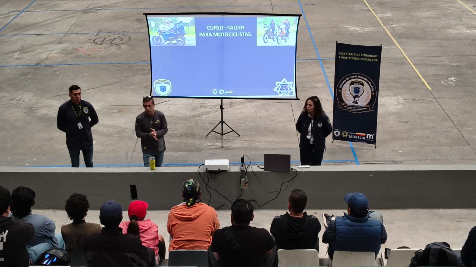 Cruzada por la movilidad segura del Gobierno de Morelia capacita a motociclistas