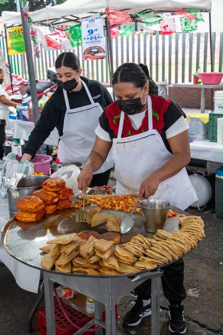 Tamales, buñuelos y antojitos despiden la novena edición del festival en Morelia