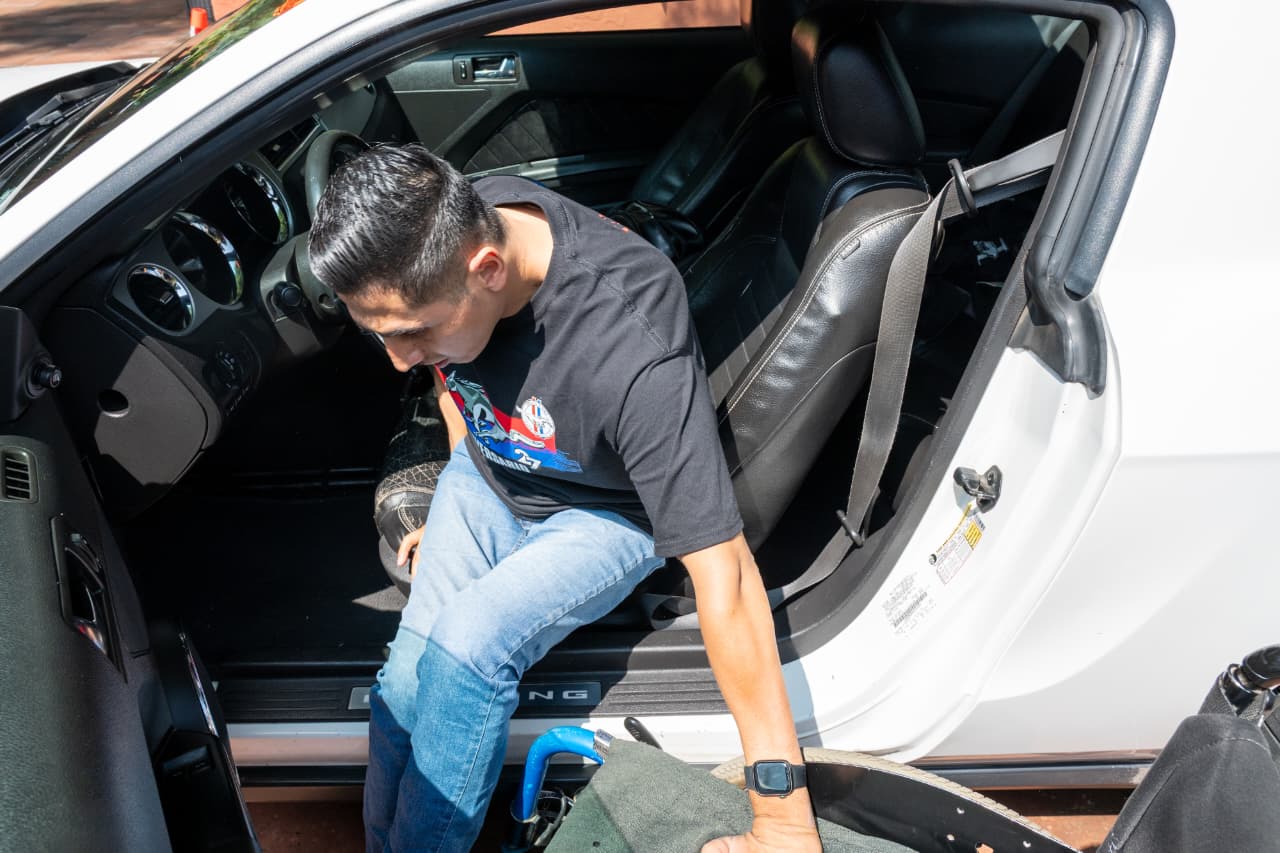 Un Mustang y la libertad de volver a conducir
