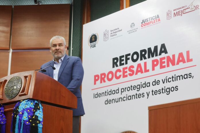 Bedolla propone reforma para protección de víctimas y testigos