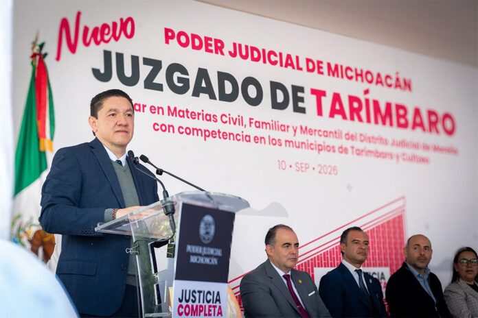 Acerca Poder Judicial servicios de justicia a Tarímbaro y Cuitzeo