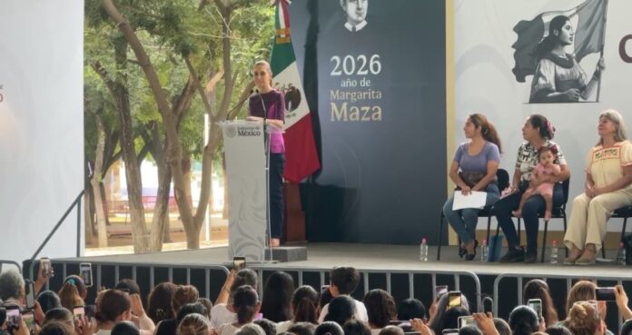La violencia quedó fuera del discurso de Sheinbaum durante visita a Apatzingán La violencia quedó fuera del discurso de Sheinbaum durante visita a Apatzingán