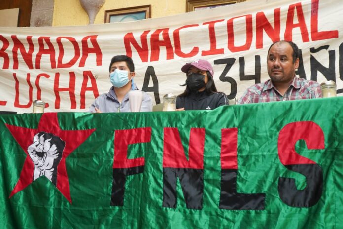 FNLS anuncia marcha en Morelia; exige libertad de presos y respeto a la protesta social
