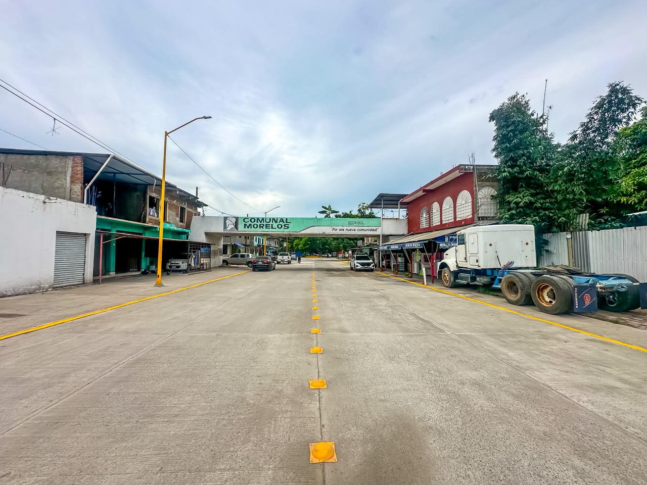 Inauguran acceso principal y área verde de la colonia Comunal Morelos