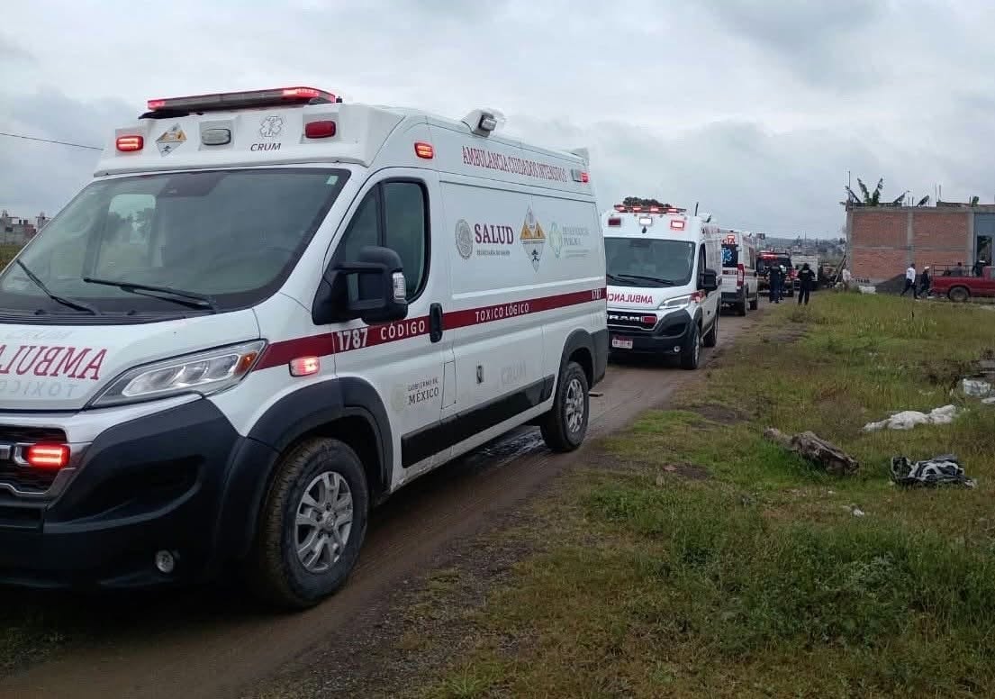 Colapso de losa deja 25 albañiles heridos al norte de Morelia