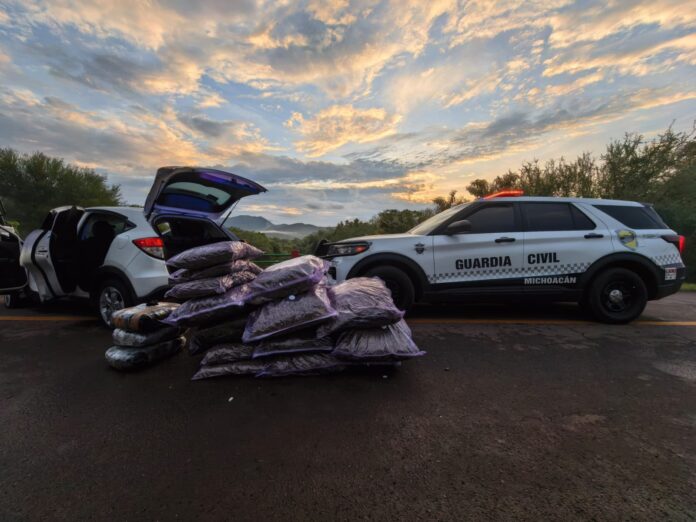 Michoacán, aseguran millonario decomiso en la Siglo XXI
